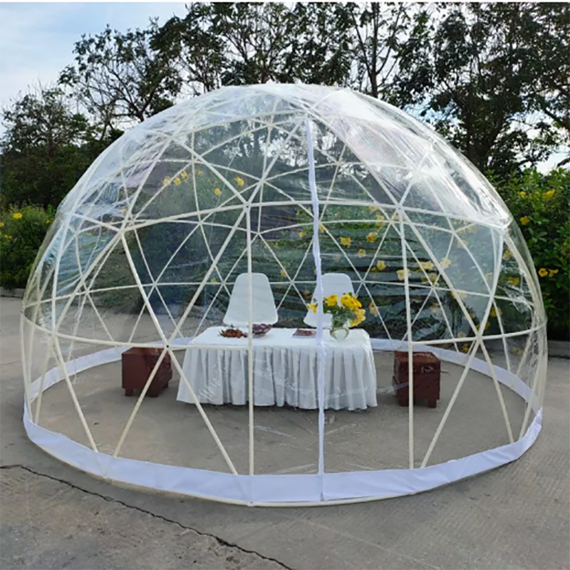 Halv Geodesic Dome PVC Transparent Film