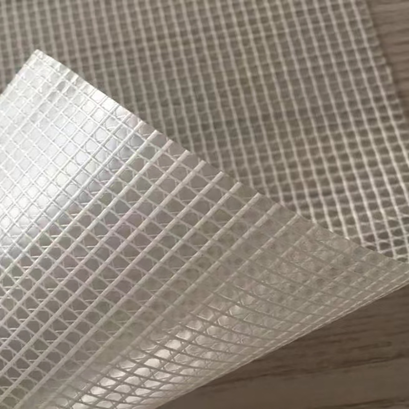 PVC-belagd transparent film för omsättningslådan